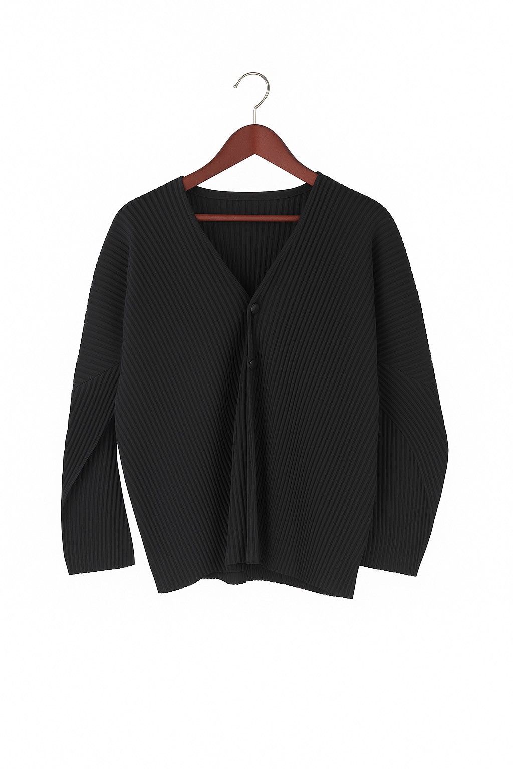 Issey Miyake Issey Miyake Homme Plissé Pleated Cardigan Size US M / EU 48-50 / 2 - 1 Thumbnail