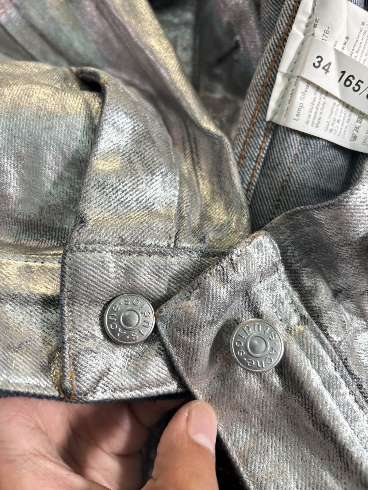 Acne Studios Acnes studios denim silver metallic jacket Size US M / EU 48-50 / 2 - 9 Thumbnail