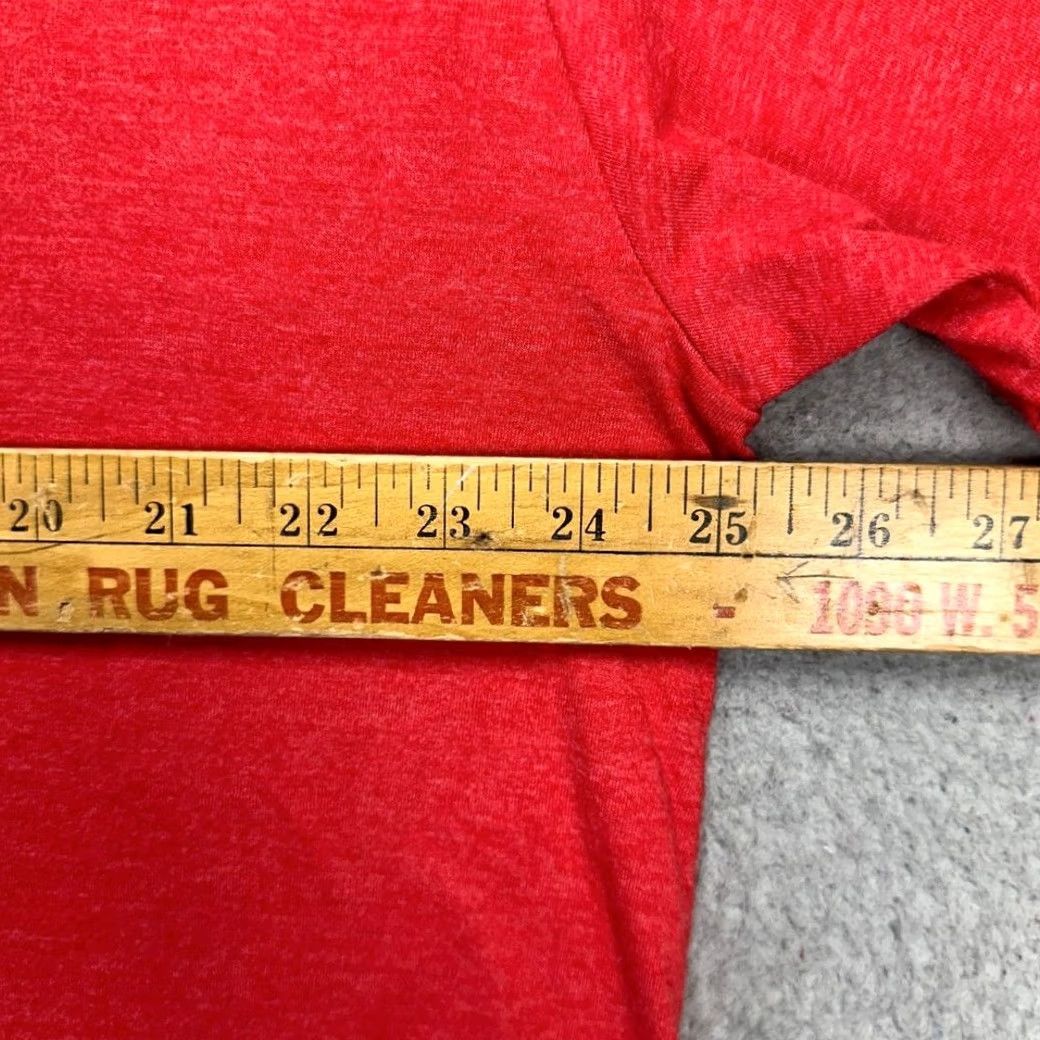 Vintage Detroit Red Wings T-Shirt Mens 2XL Red Short Sleeve Tee Logo NHL Old Time Hockey Size US XXL / EU 58 / 5 - 6 Thumbnail