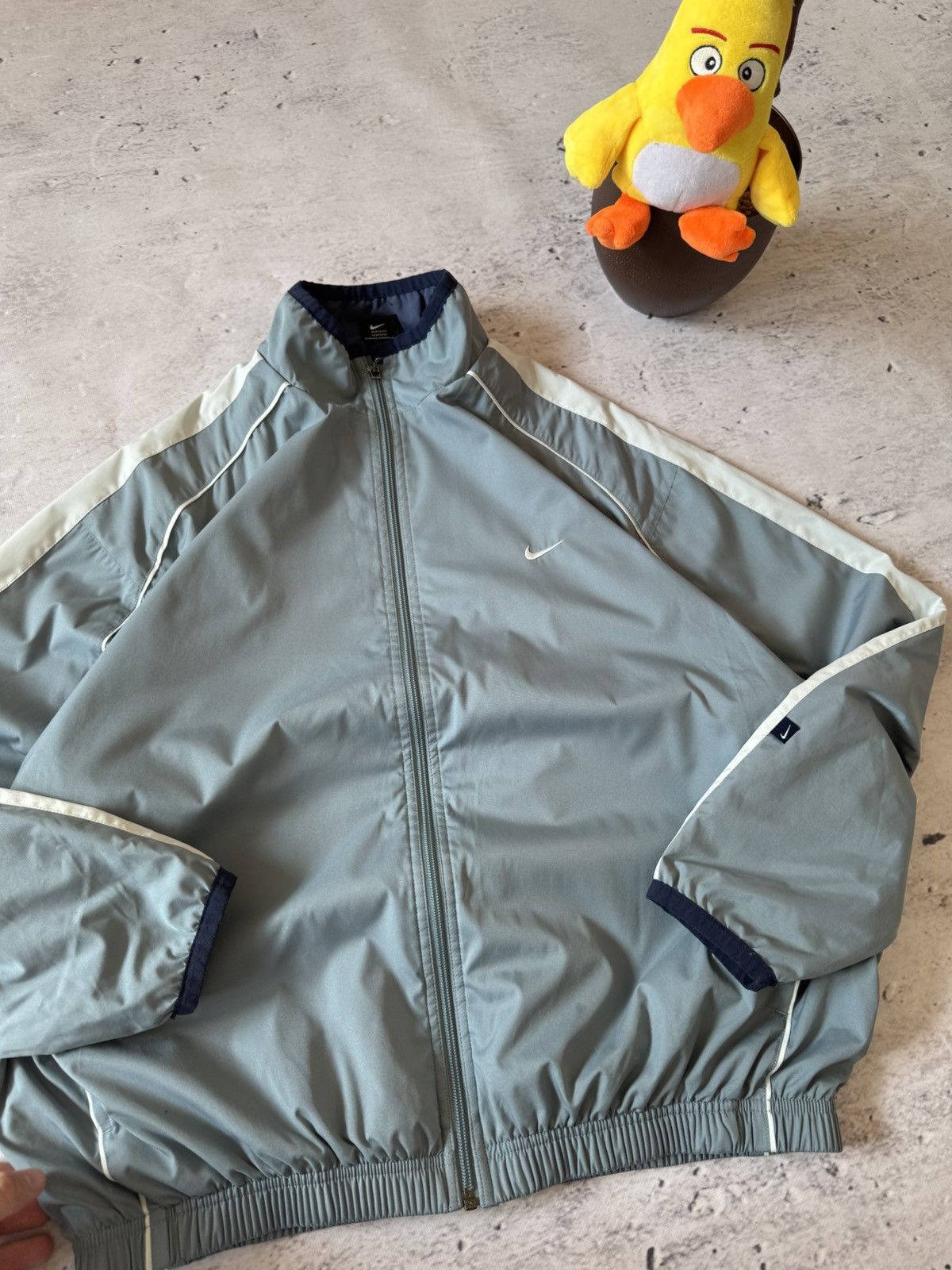 Nike × Vintage NIKE VINTAGE BASIC LOGO OVERSIZE BAGGY LIGHT JACKET Size US L / EU 52-54 / 3 - 5 Thumbnail
