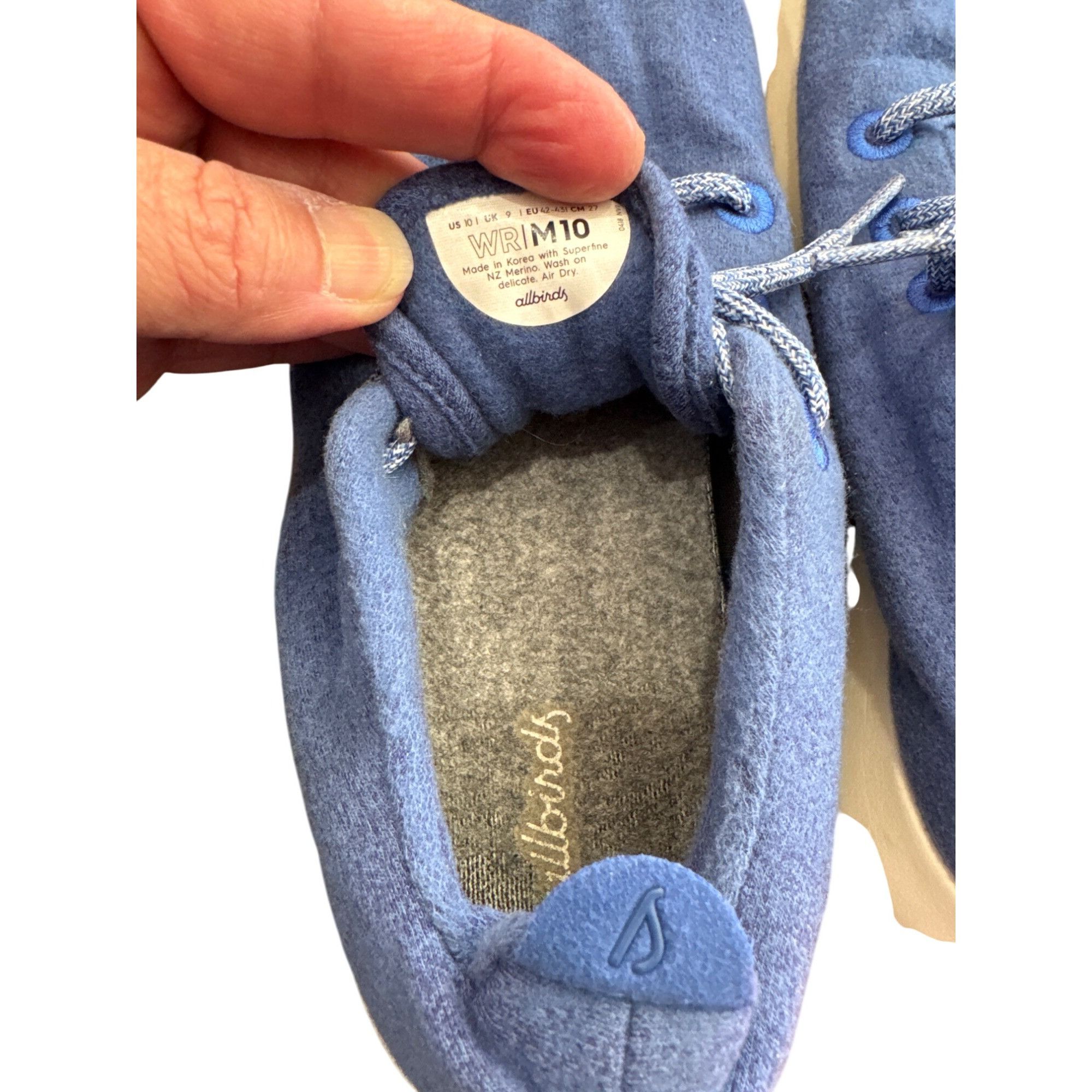 Allbirds Allbirds Mens Merino Wool Blue Sneakers shoes Size 10M SKU81 Size US 10 / EU 43 - 10 Thumbnail