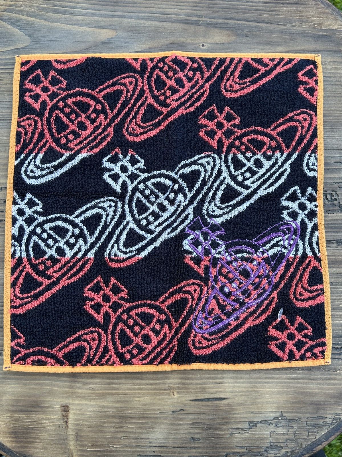 Vivienne Westwood BNWT Multicolor Vivienne Westwood Orb Soft Mini Towel Square Size ONE SIZE - 6 Thumbnail