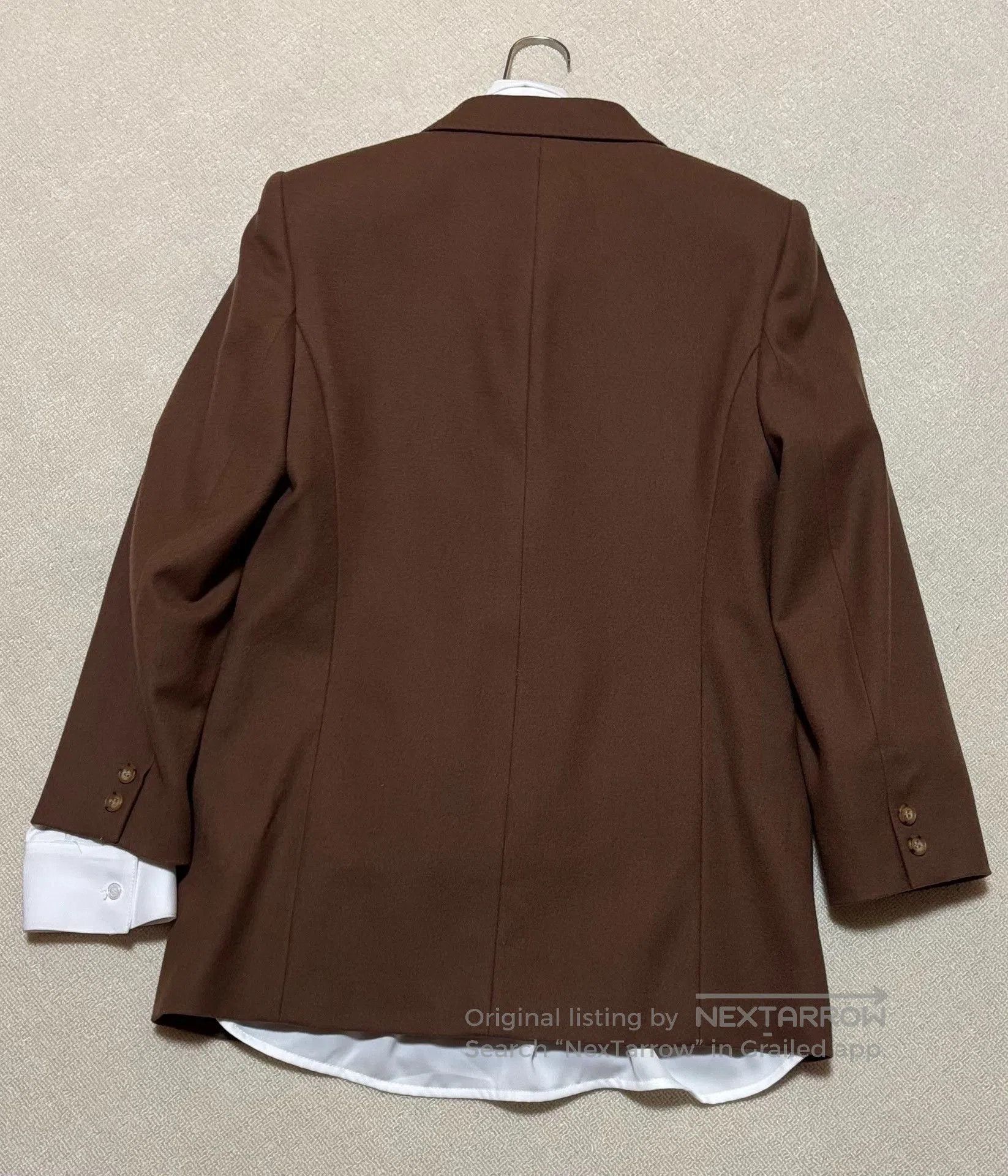 DAKS DAKS Luxury Wool Double-Breasted Women's Suit. Size M / US 6-8 / IT 42-44 - 4 Thumbnail