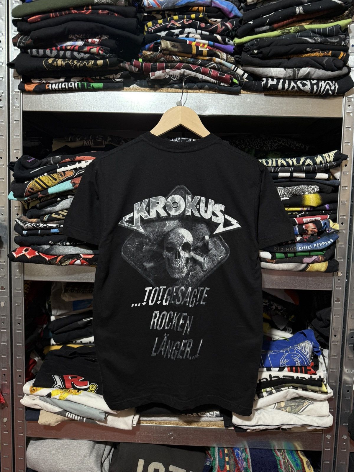 Band Tees Vintage 2000’s Krokus Retro Rock Band T-Shirt Y2K Hype Size US S / EU 44-46 / 1 - 2 Thumbnail