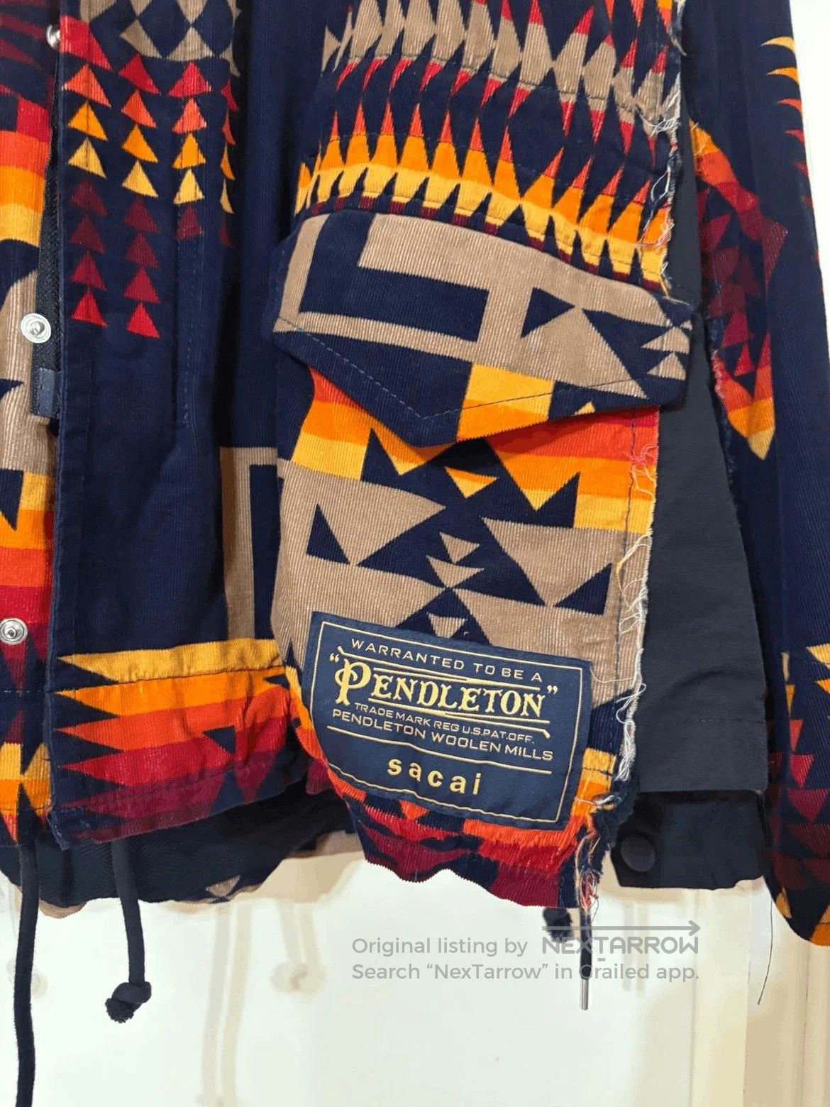Pendleton Sacai x Pendleton 19SS M65 Jacket. Size US S / EU 44-46 / 1 - 2 Thumbnail