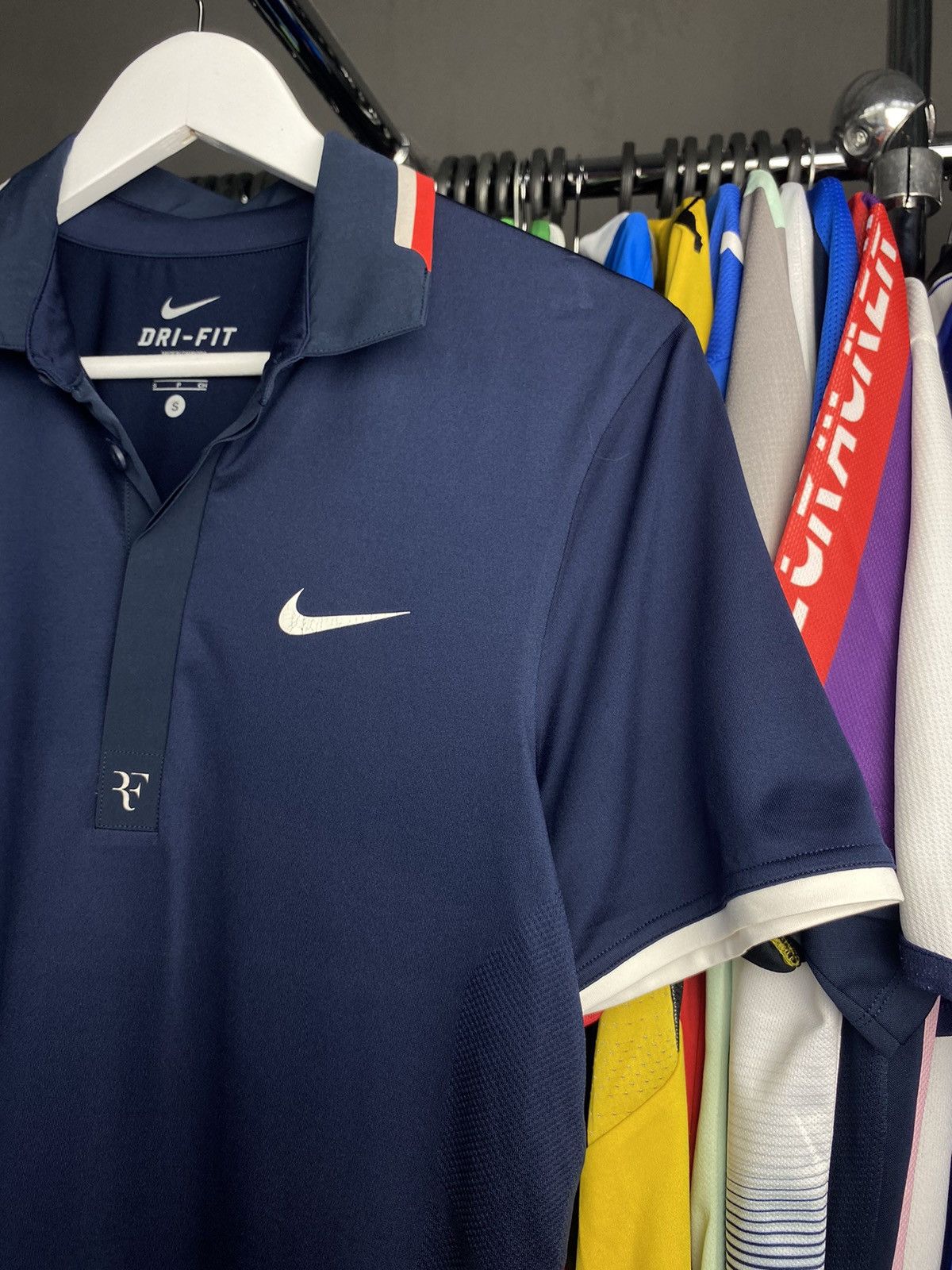 Nike Roger Federer RF 2012 US Open NYC Nike Tennis Polo Shirt Size US S / EU 44-46 / 1 - 4 Thumbnail
