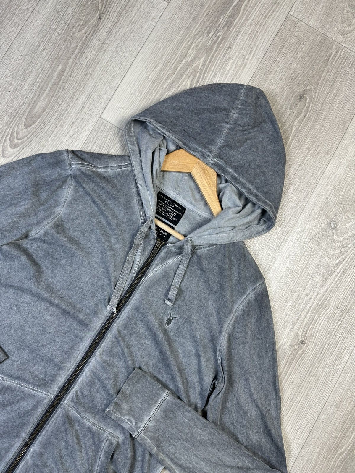 Allsaints × Vintage Vintage Allsaints Zip Hoodie 90s Size US S / EU 44-46 / 1 - 2 Thumbnail