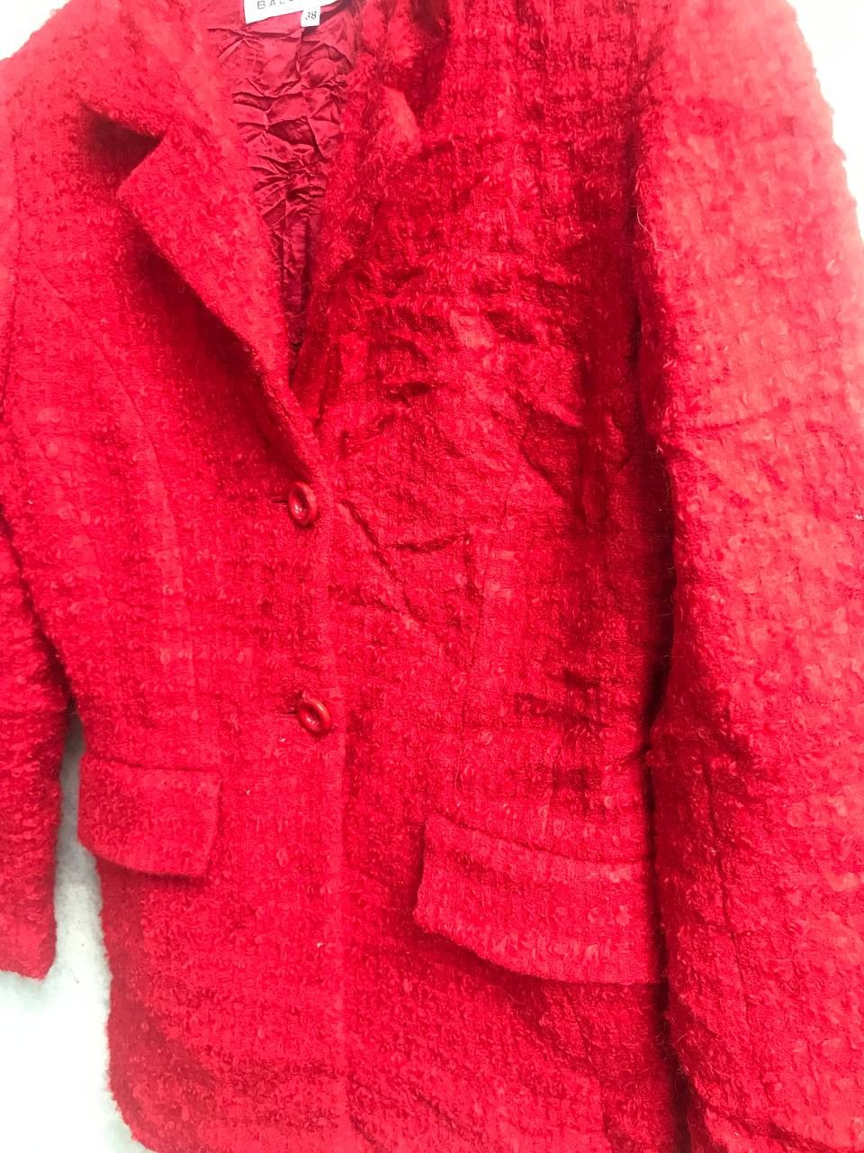 Balenciaga BALENCIAGA TWEED BLAZER JACKET Size S / US 4 / IT 40 - 7 Thumbnail