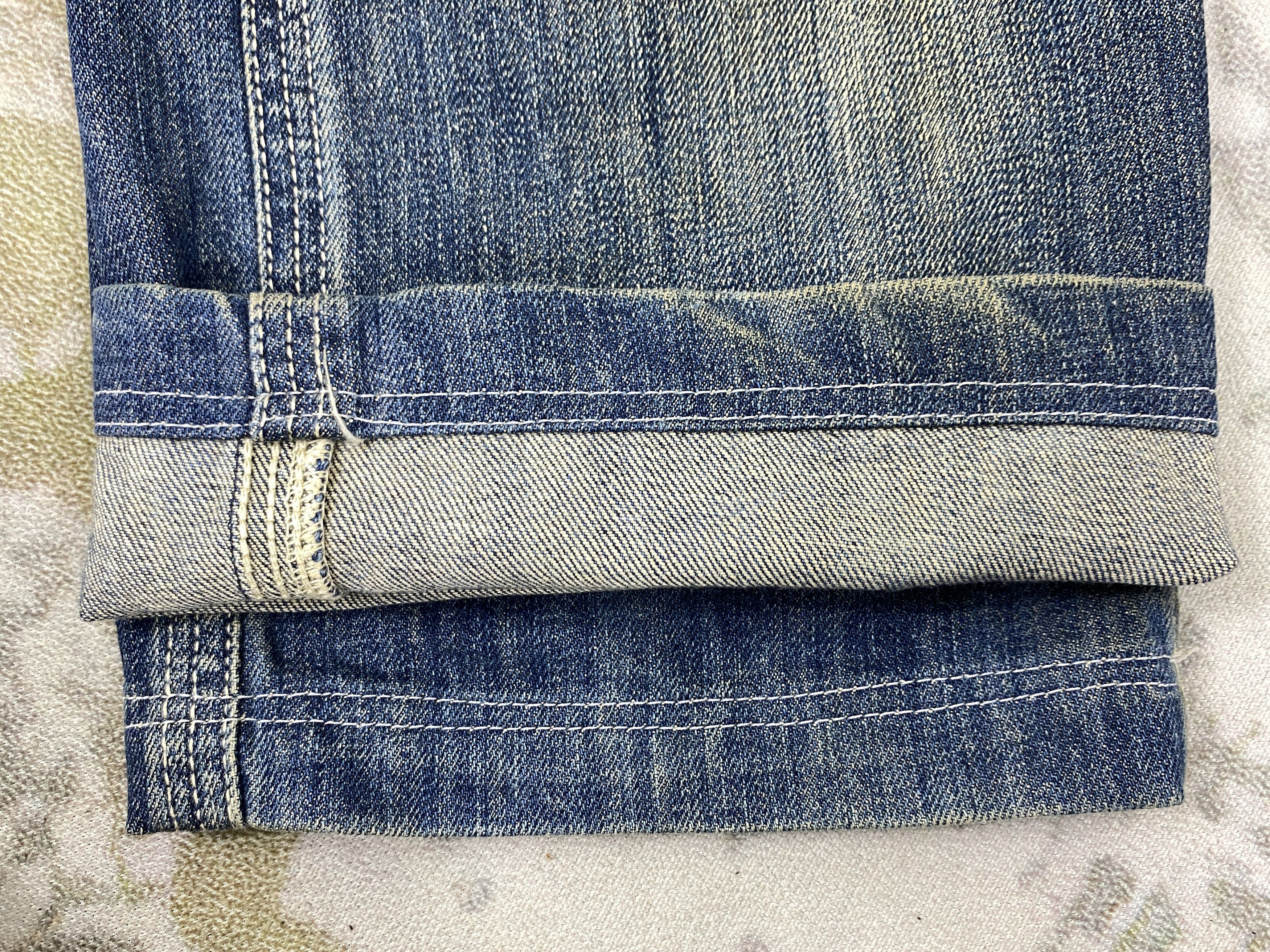 Levi's Dirty Blue Vintage Levi's 504 Jeans 35x28.5 Denim -SJ152 Size US 35 - 13 Thumbnail