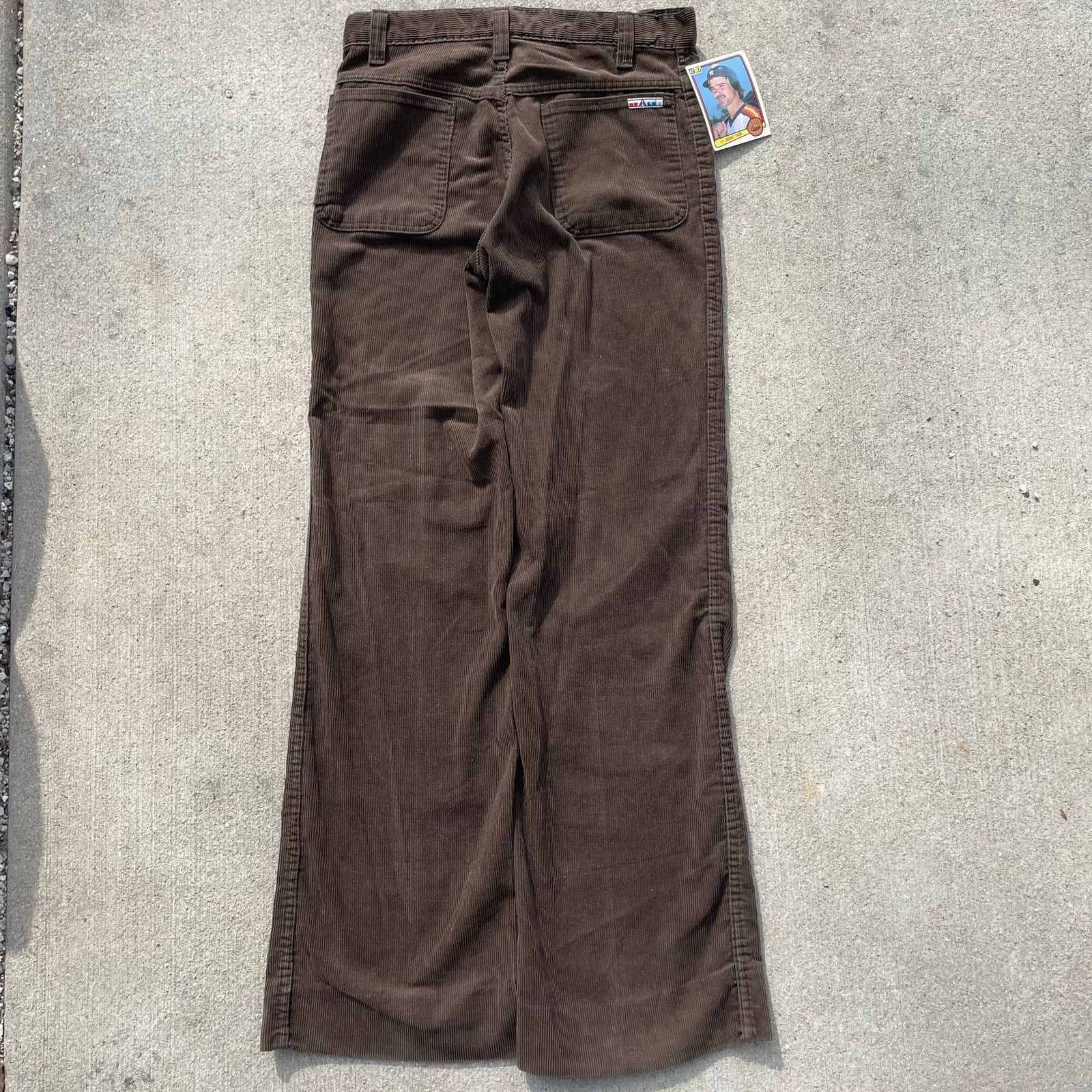 Vintage Drago Corduroy Flare Pants Brown Made in France Flare 27x30 Size 27" / US 4 / IT 40 - 1 Thumbnail