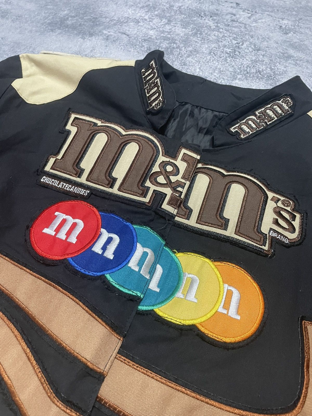 JH Design Vintage M&M's Embroidery Racing Moto Y2K Jacket S Size US S / EU 44-46 / 1 - 6 Thumbnail