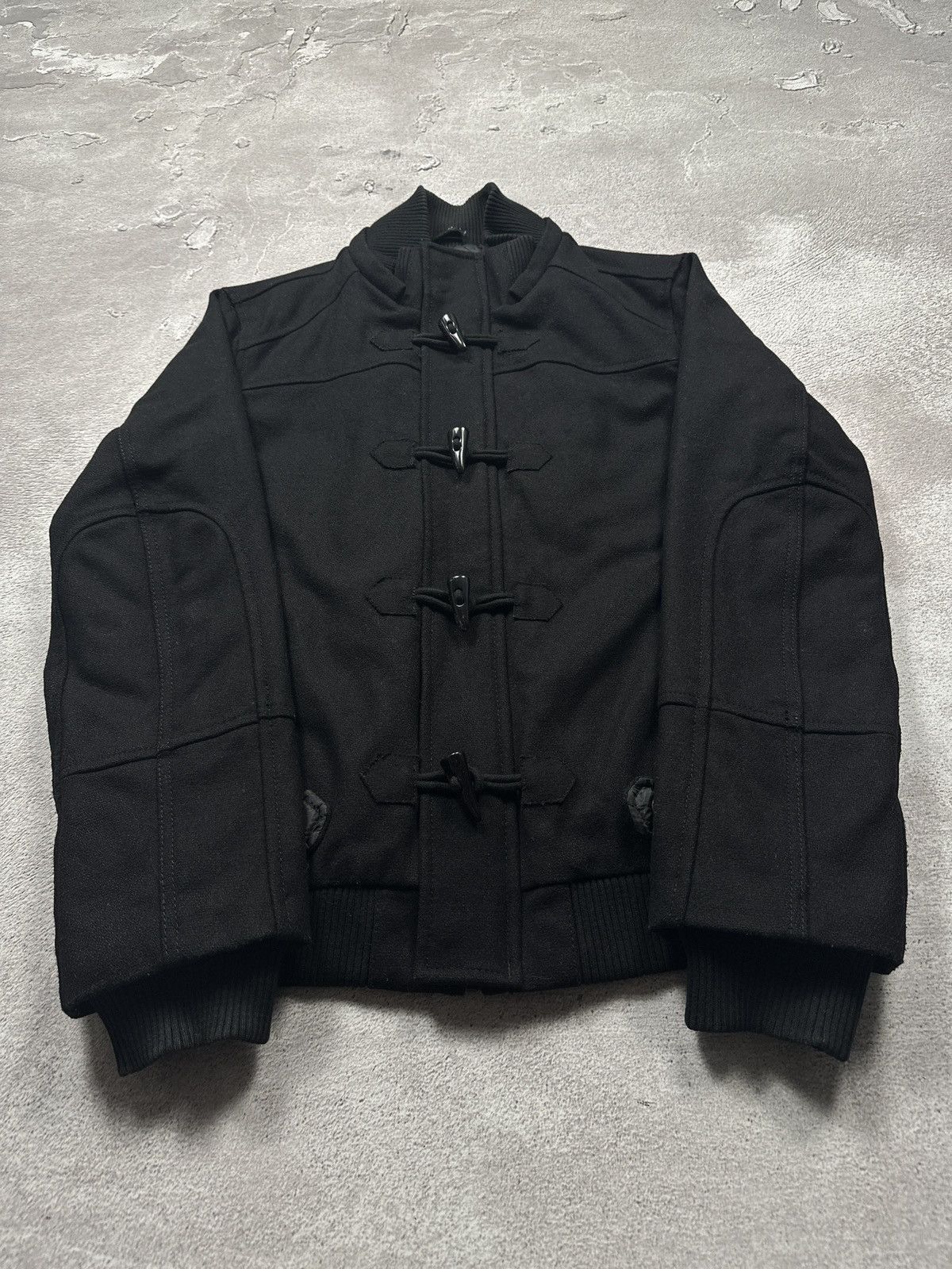 Vintage Archive Napoleon Wool Jacket Black Celine Dior Style Grunge Size US L / EU 52-54 / 3 - 1 Thumbnail