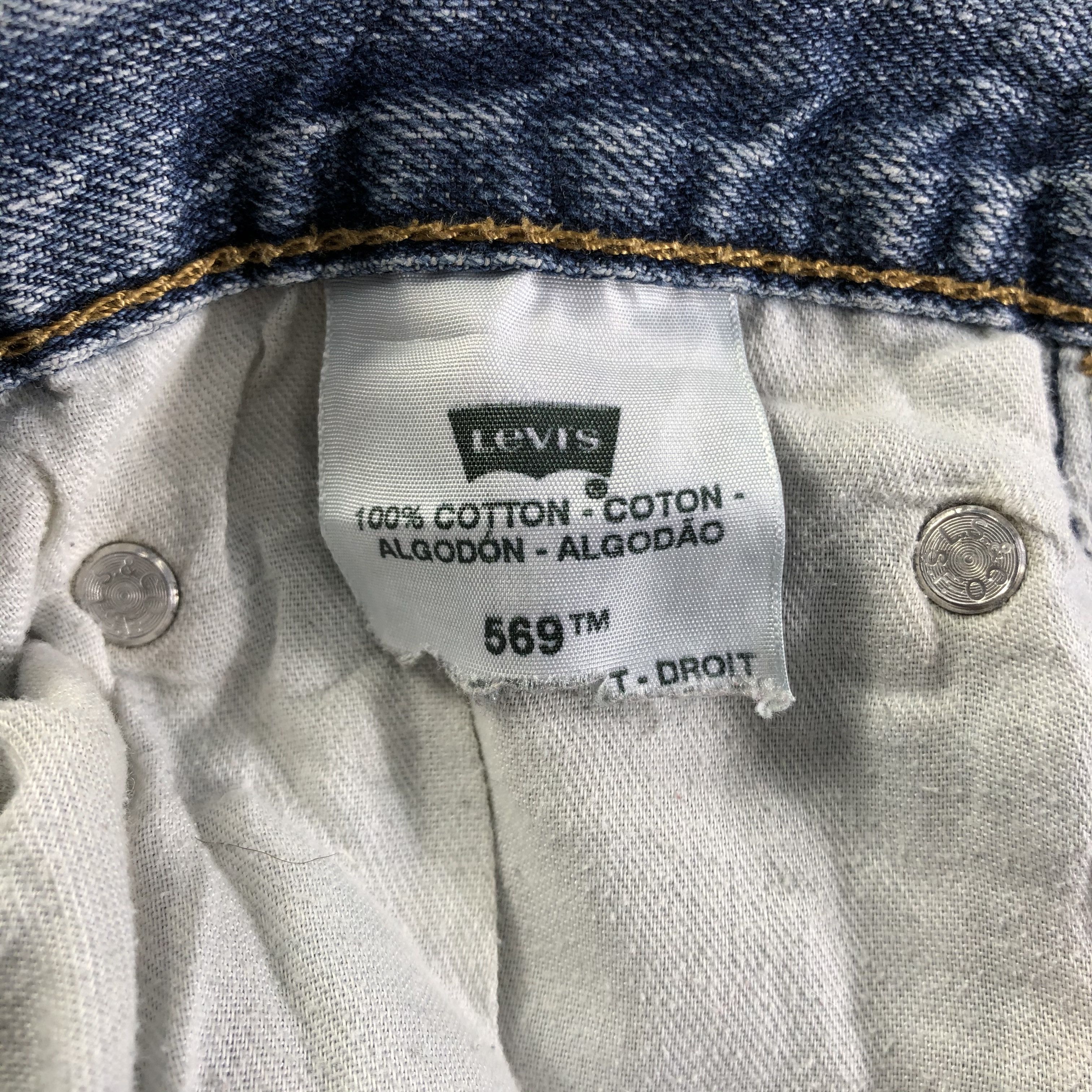 Levi's Vintage Levis 569 Jeans-J4404 Size US 35 - 9 Thumbnail