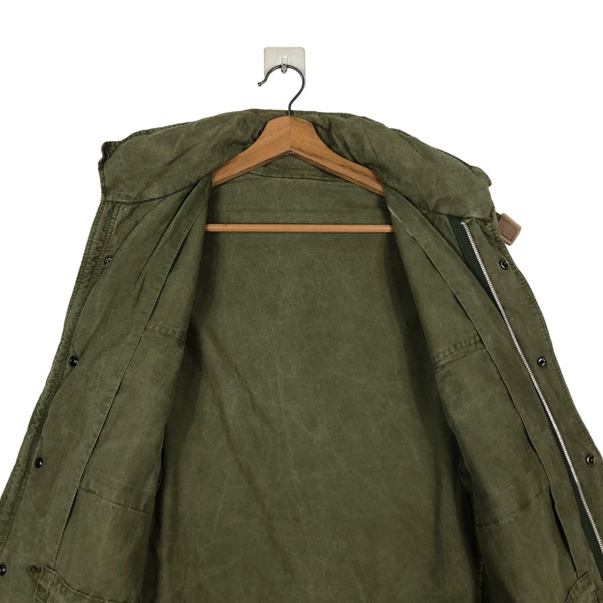 Japanese Brand 🔥Vintage Chore Biker Jacket Military Cargo Pockets Size US L / EU 52-54 / 3 - 14 Thumbnail