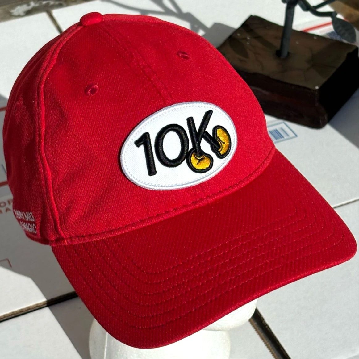 Disney Red Disney Parks 10k Marathon Men's Hat Size ONE SIZE - 1 Thumbnail