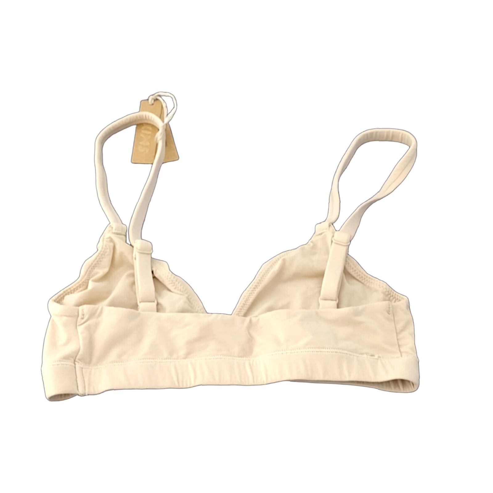 SKIMS SKIMS Bra Fits Everybody Triangle Bralette Sand 2XS Women XS Sand Color Br-TRI-2024 Bralette Sports Classic Logo 194378063054 Mens? Size ONE SIZE - 1 Thumbnail