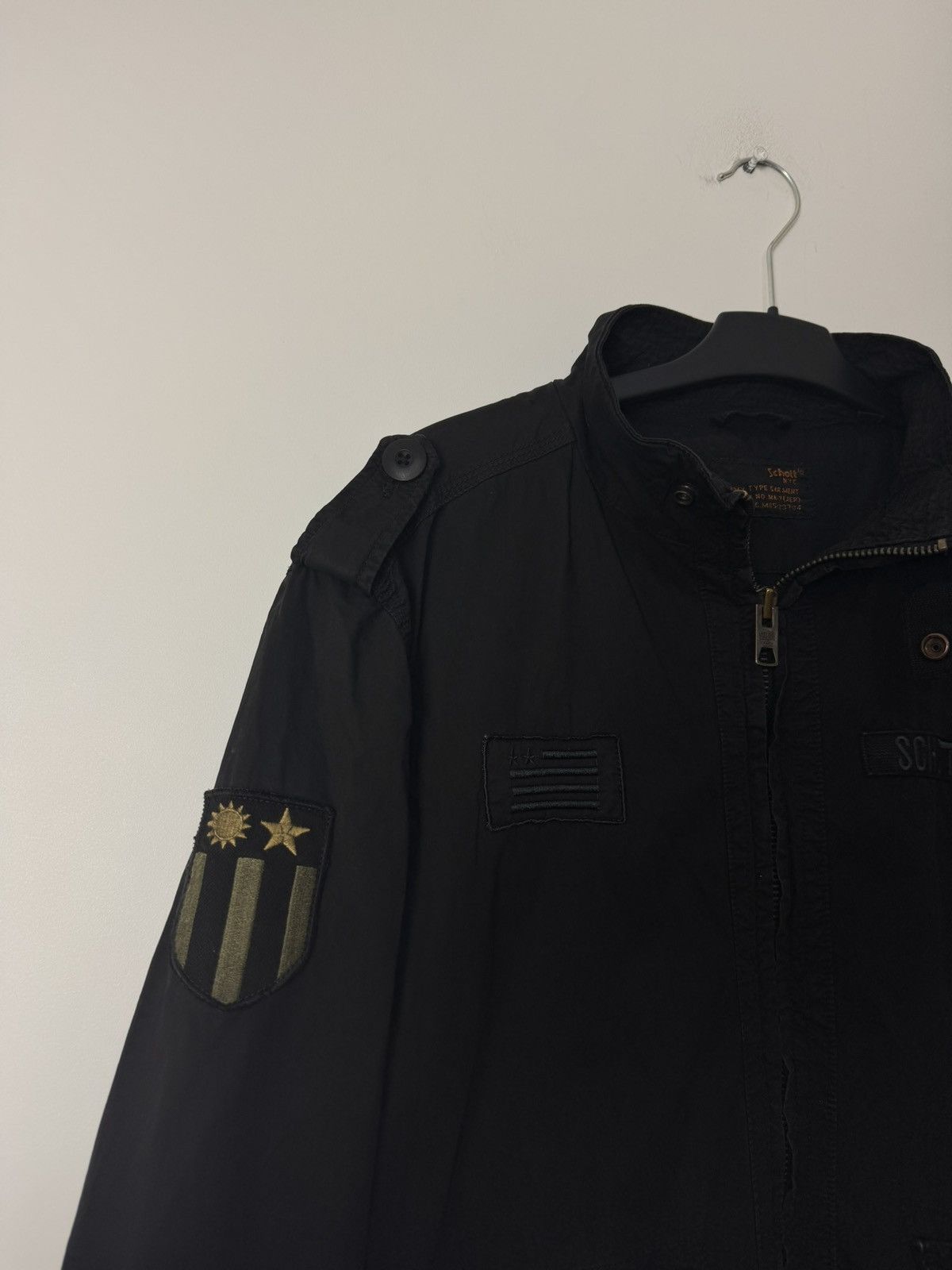 Schott Schott NYC Military Jacket M65 Style Black Archive Style Size US XXL / EU 58 / 5 - 5 Thumbnail
