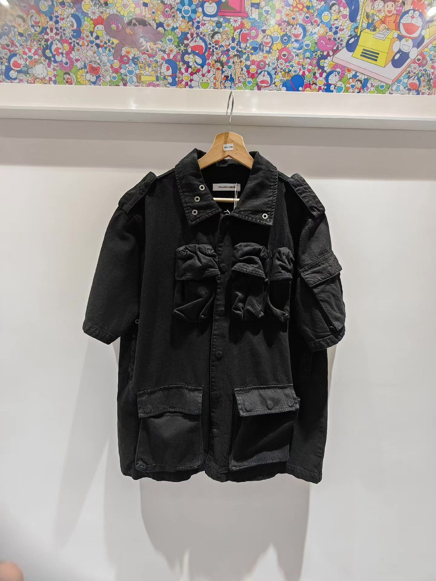 John Galliano Galliano Landor Denim Short Sleeve Shirt Jacket。 Q15 Size US L / EU 52-54 / 3 - 1 Thumbnail