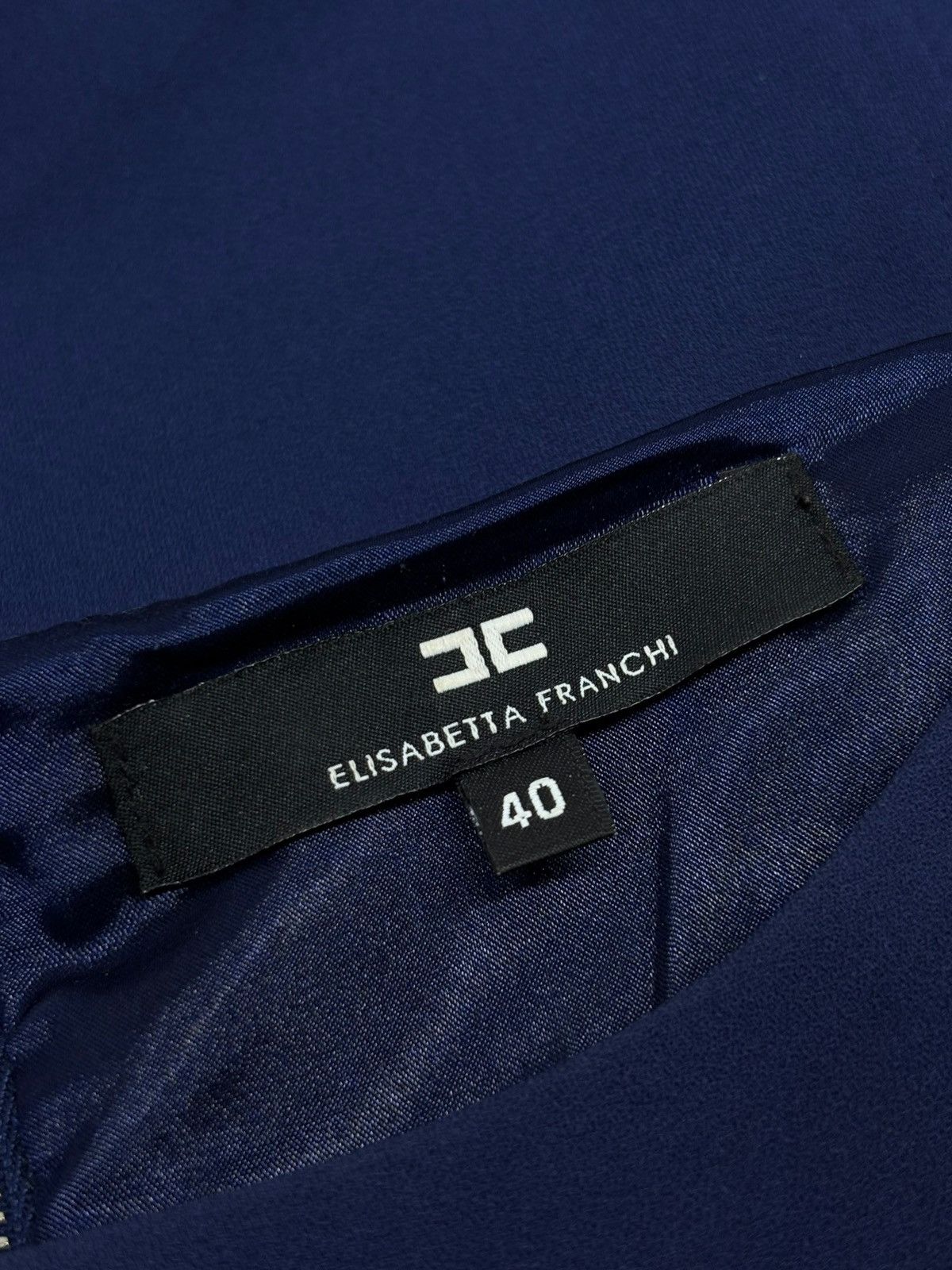 Elisabetta Franchi Rare Elizabetta Franchi Corset Mini Dress Blue Size S / US 4 / IT 40 - 11 Thumbnail