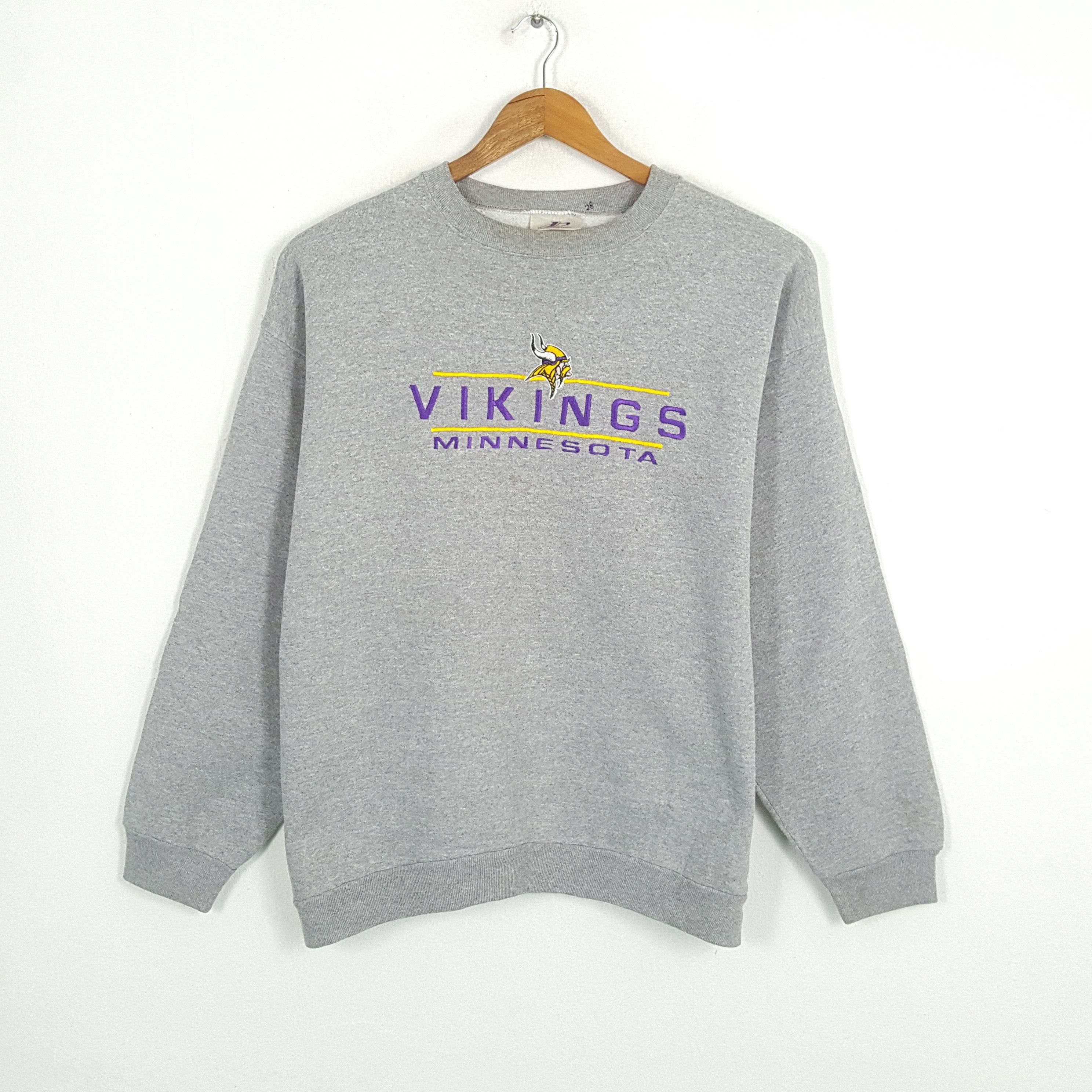 NFL × Vintage Vintage VIKINGS MINNESOTA NFL American Football Sweatshirt Size US XL / EU 56 / 4 - 1 Thumbnail