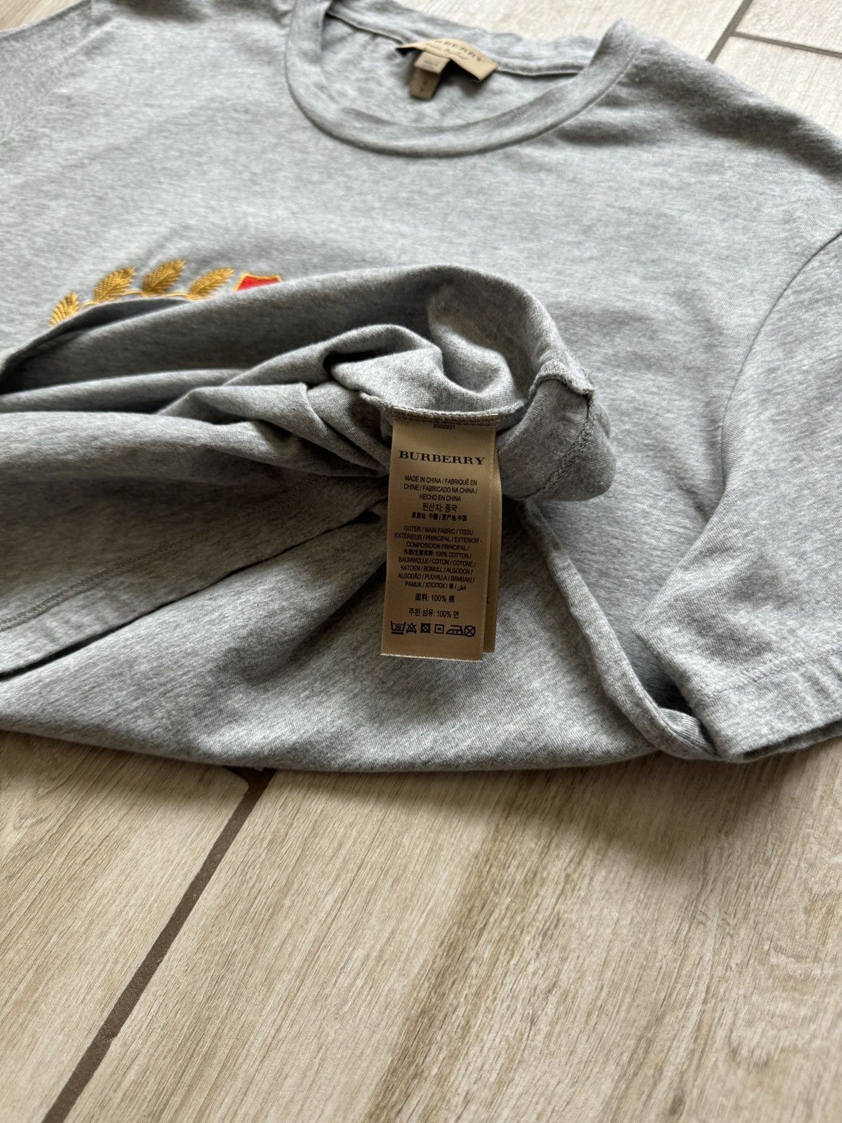 Burberry Burberry London classic big logo t-shirt (S-M) Size US S / EU 44-46 / 1 - 6 Thumbnail
