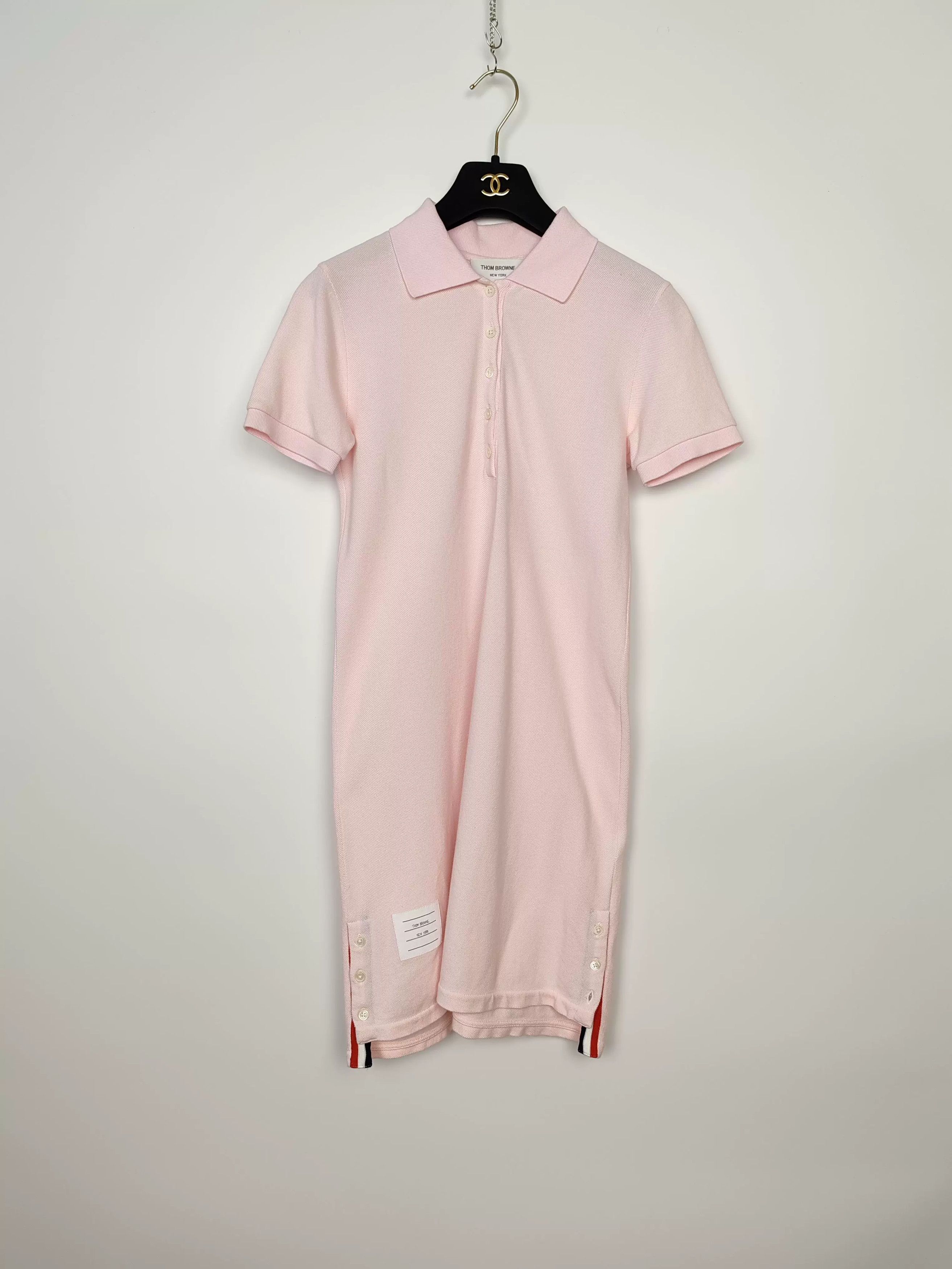 Thom Browne Thom Browne Pink Striped Dress Size M / US 6-8 / IT 42-44 - 1 Thumbnail