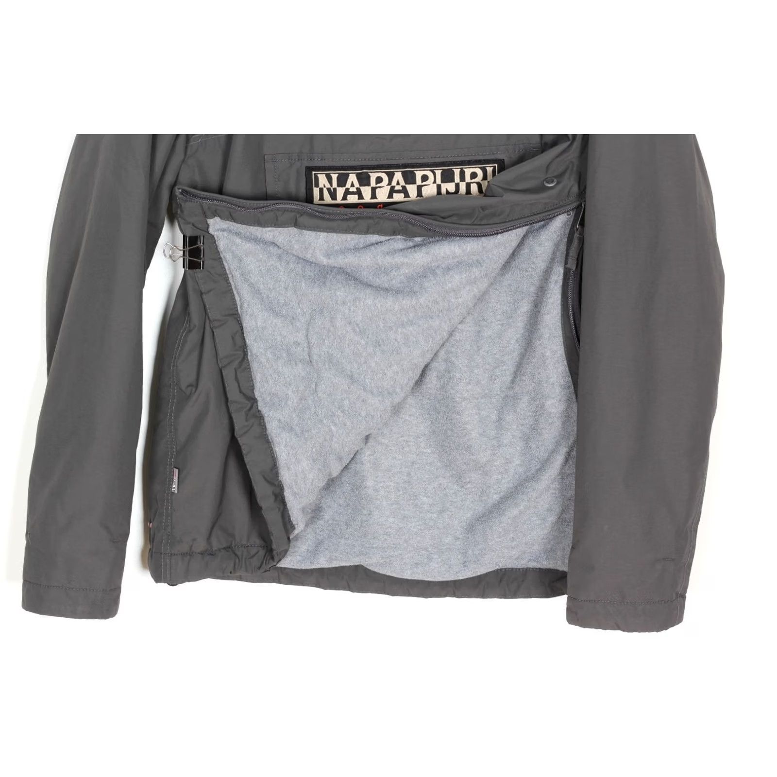 Napapijri Napapijri Jacket Winter Rainforest Hooded Anorak Jacket Men XS Grey MJ6164 Size US XS / EU 42 / 0 - 4 Thumbnail