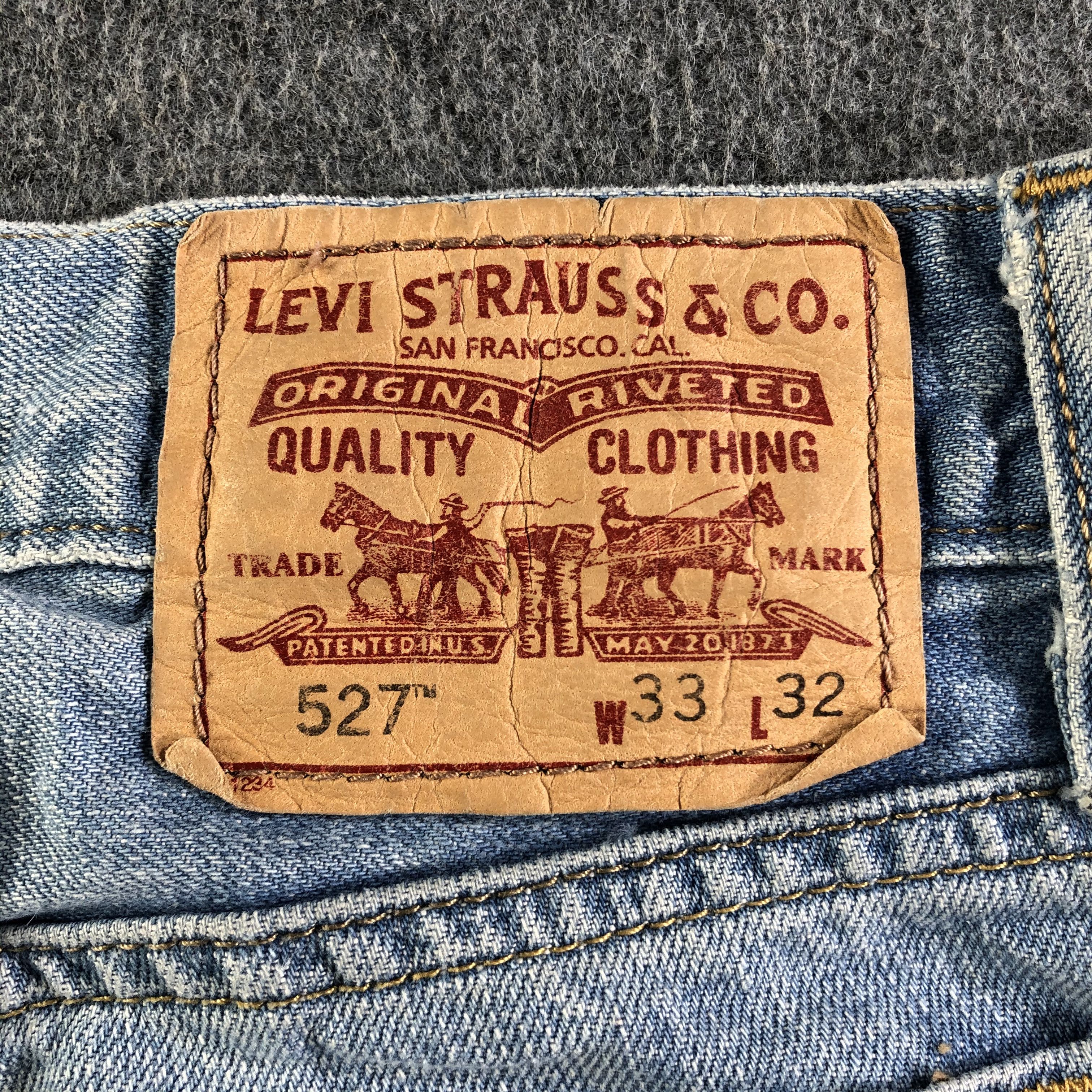 Levi's Vintage Blue Wash Levis 527 Flare Jeans-J4479 Size US 34 / EU 50 - 5 Thumbnail