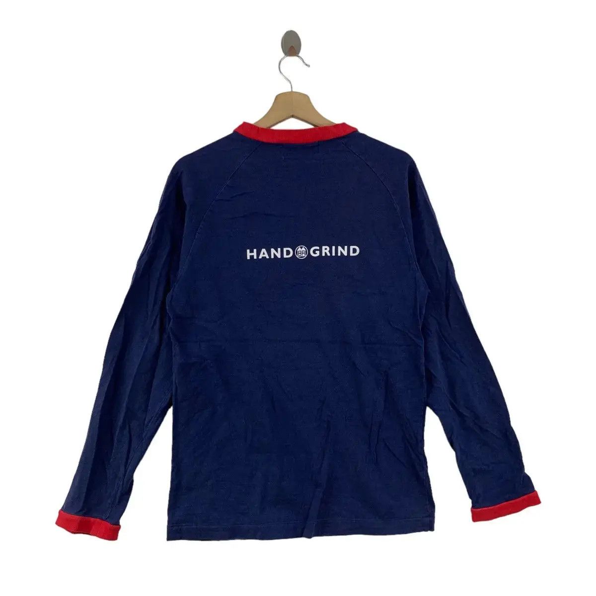 Vintage Vintage INHABITANT HAND GRIND Skate Tee Shirt Long Sleeve Size US S / EU 44-46 / 1 - 3 Thumbnail