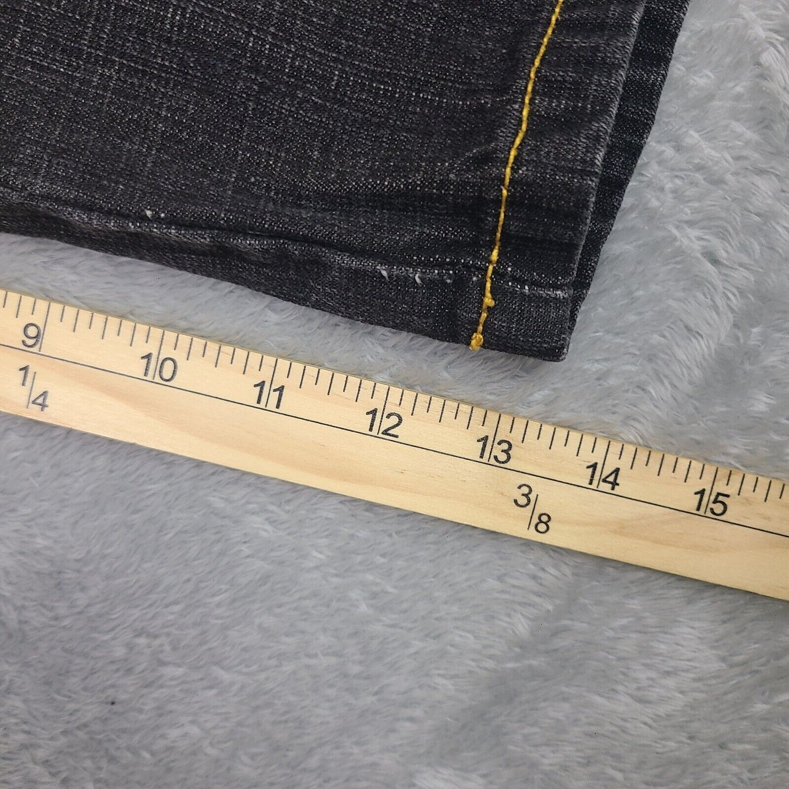 Vintage VTG Five Jungle Mens Y2K Baggy Loose Jean Shorts Black Hip Size US 38 / EU 54 - 6 Thumbnail