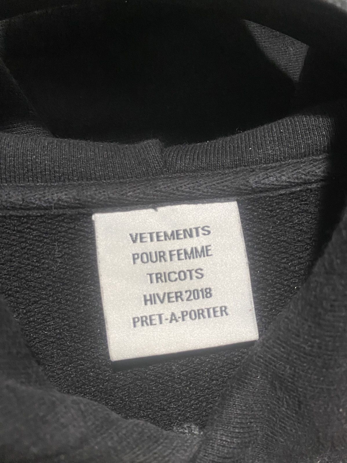 Vetements Vetements FW18 Heavy Metal Tour Hoodie Size US M / EU 48-50 / 2 - 7 Thumbnail