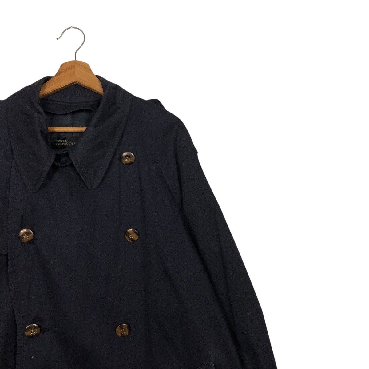 Japanese Brand 📌Rich Blue Vtg Long Jacket Comme Ca Ism Mode Issey Miyake Size US M / EU 48-50 / 2 - 8 Thumbnail