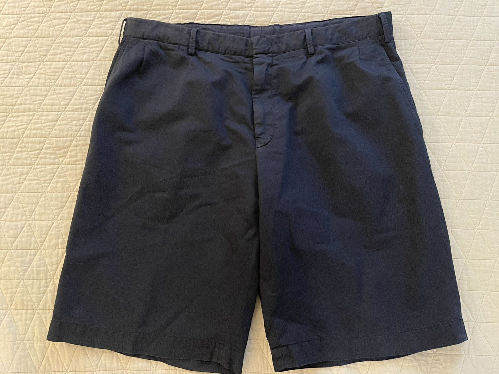 Ermenegildo Zegna Summer cotton & linen chino shorts Size US 38 / EU 54 - 11 Thumbnail