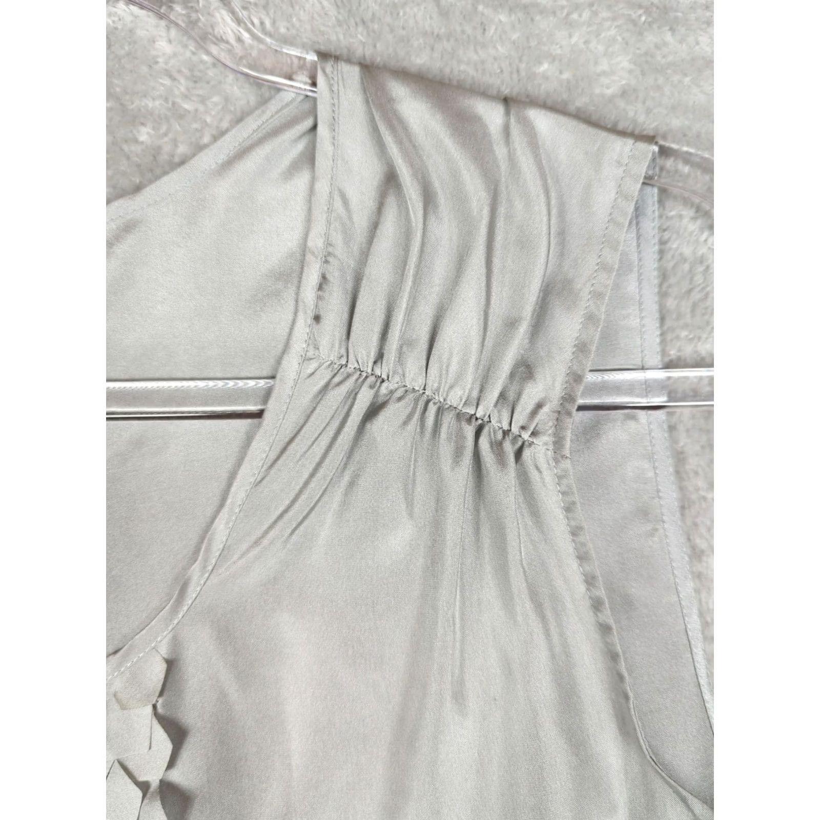 Talbots Talbots Silk Gray embellished Tank Top shell cami womens size 10 career Size L / US 10 / IT 46 - 5 Thumbnail