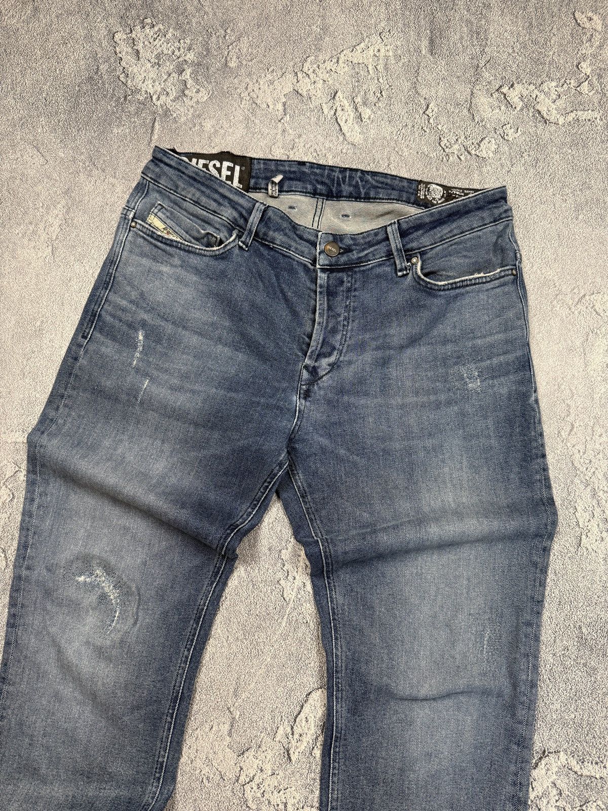 Diesel Vintage Y2K Diesel jeans denim faded stretwear style size 36 Size 25" / US 0 / IT 36 - 3 Thumbnail