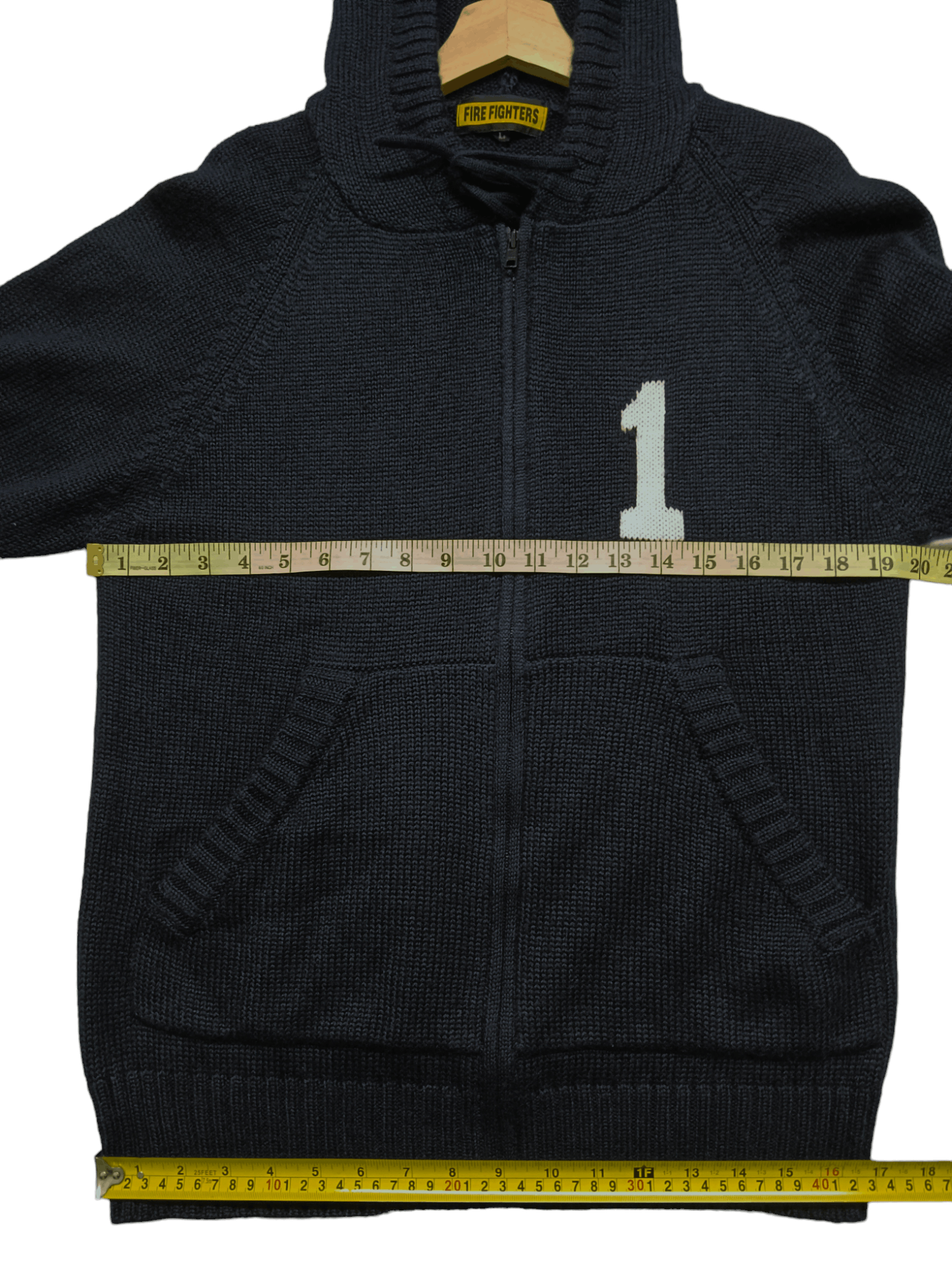 Aran Isles Knitwear 🔥Fire Fighters🔥 Knit Hoodie Size US L / EU 52-54 / 3 - 3 Thumbnail