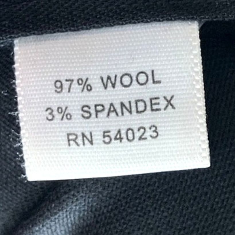 Banana Republic Banana Republic Womens Pants Black High Rise Jackson Fit Wool Blend Stretch 8 Pants Size 30" / US 8 / IT 44 - 6 Thumbnail
