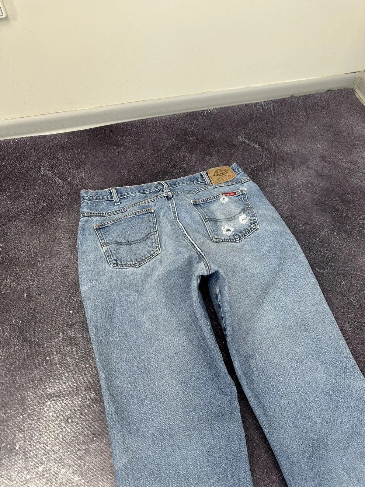 Dickies × Vintage Vintage Dickies Faded Blue Denim American Hype Baggy Jeans Size US 38 / EU 54 - 4 Thumbnail
