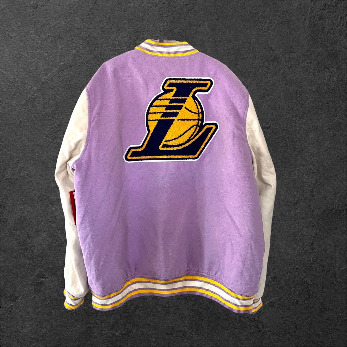 NBA NBA Los Angeles Lakers purple varsity jacket Size XXL Size US XXL / EU 58 / 5 - 2 Thumbnail