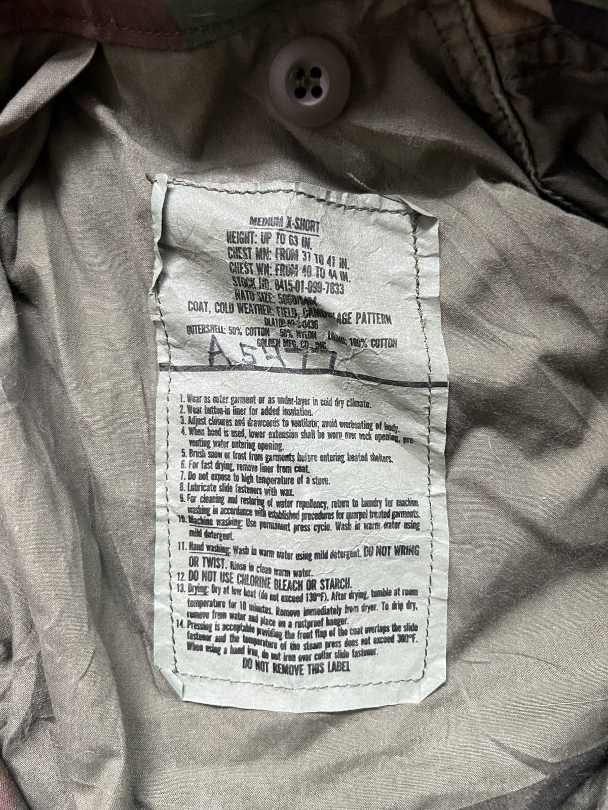 Other Vintage U.S. Army M-65 Field Jacket (1984 Issue) Size US M / EU 48-50 / 2 - 2 Thumbnail
