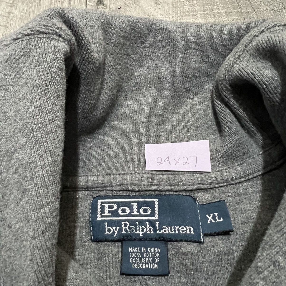 Polo Ralph Lauren Polo Ralph Lauren Grey Double Loop Shawl Collar Sweater Size US XL / EU 56 / 4 - 4 Thumbnail
