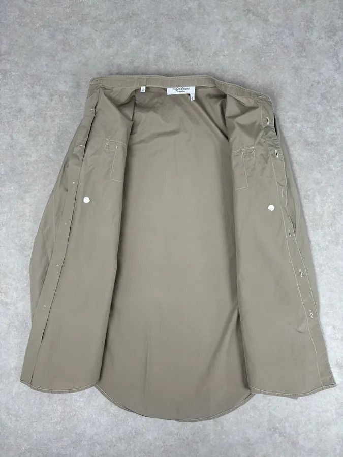Yves Saint Laurent AW2005 Yves Saint Laurent Beige Cotton Cargo Shirt Size US M / EU 48-50 / 2 - 7 Thumbnail