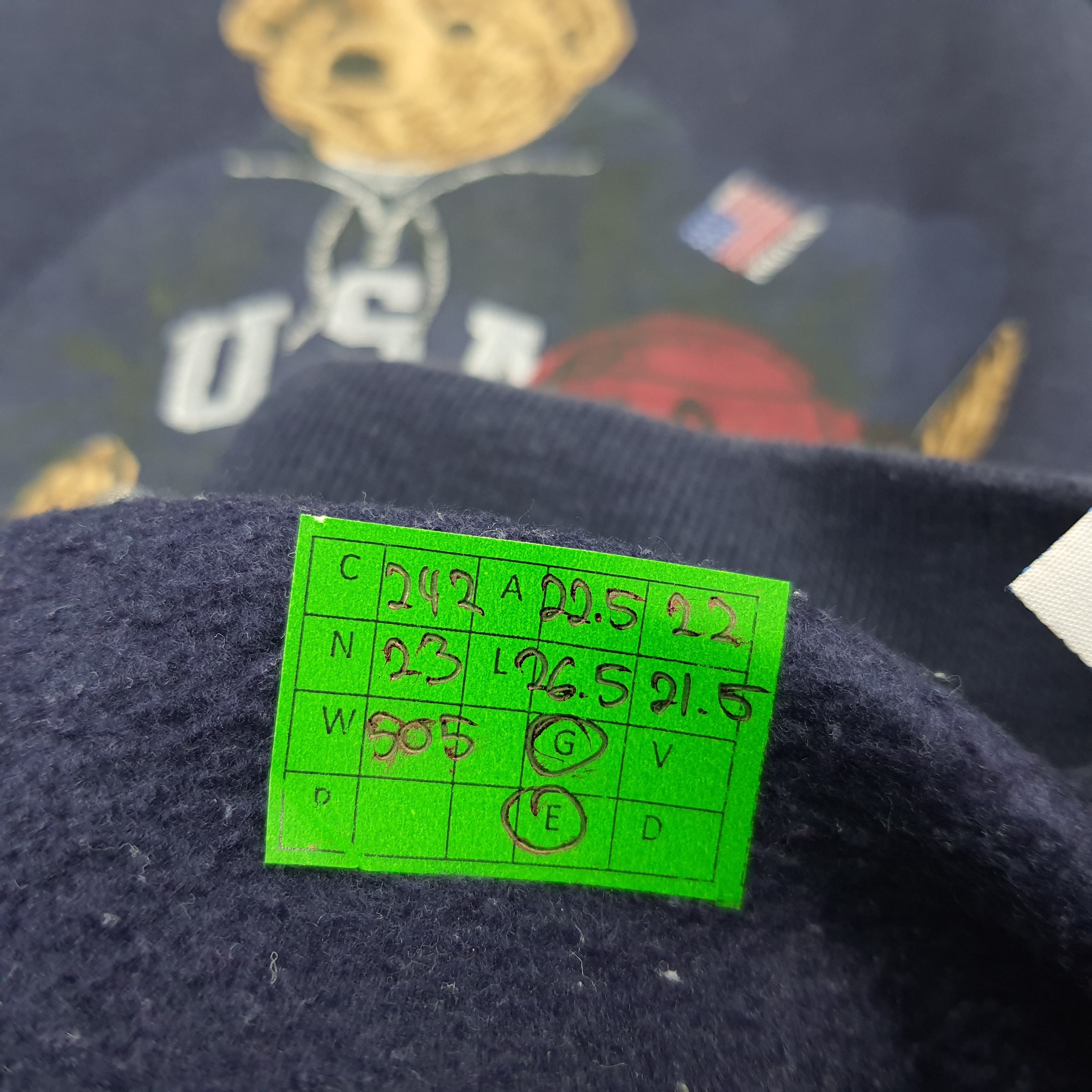 Polo Ralph Lauren Vintage POLO Bear by Ralph Lauren Sweatshirt C242N23 Size US M / EU 48-50 / 2 - 7 Thumbnail