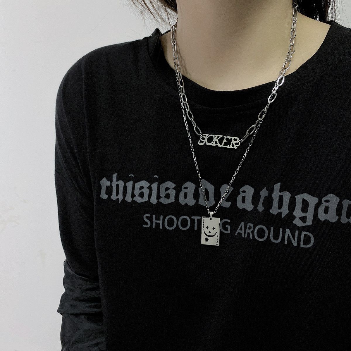 Other Joker New Trend STEAL! Y2K Chains Necklace Chain Size ONE SIZE - 2 Thumbnail