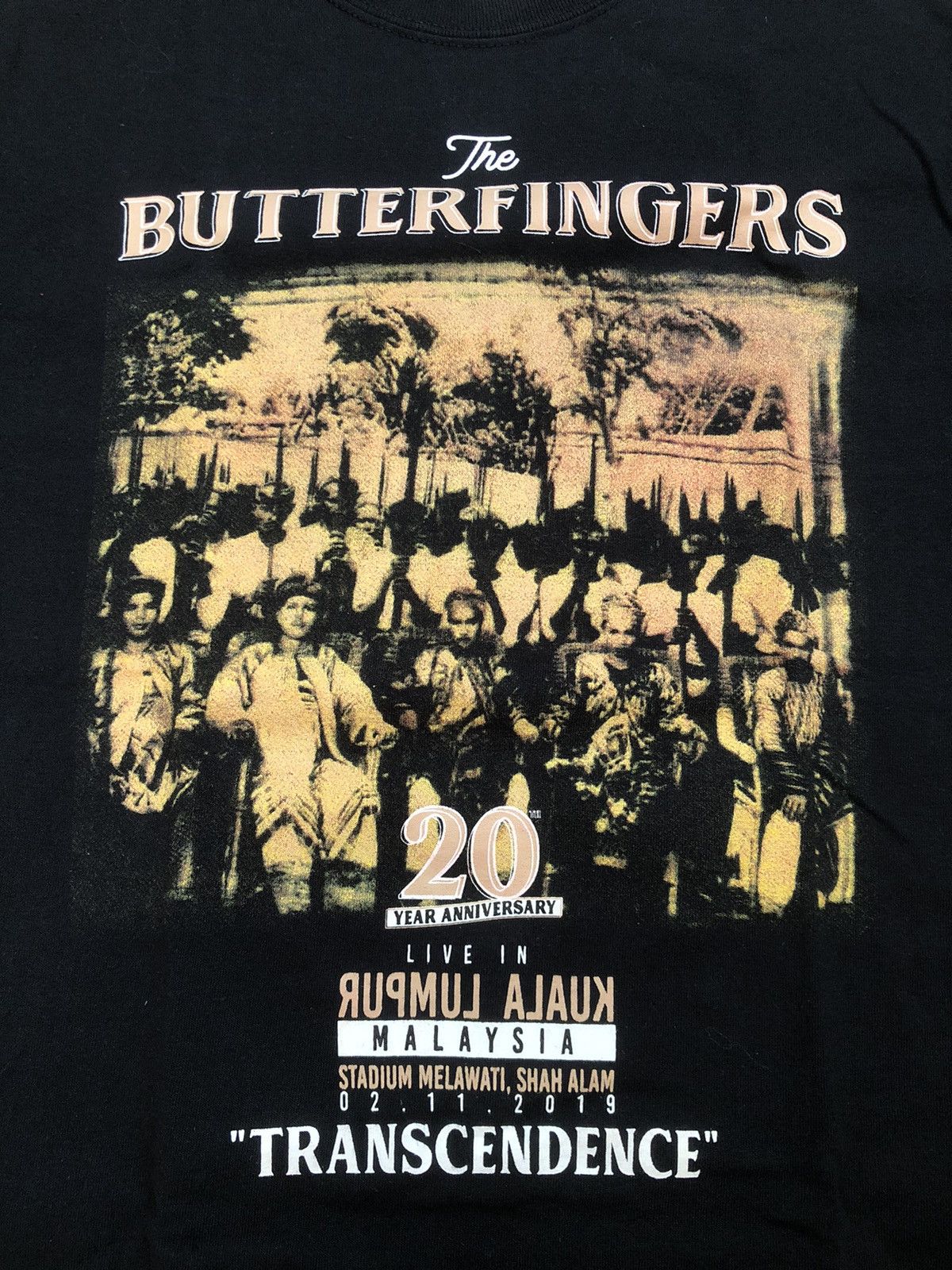 Band Tees Butterfingers 20th Anniv Transcendence Tour Tee 2019 Size US S / EU 44-46 / 1 - 3 Thumbnail