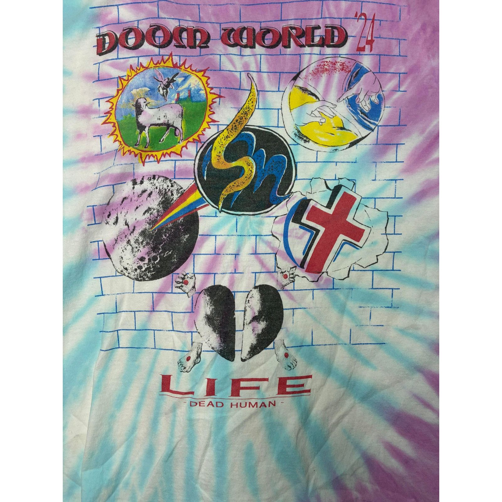 Saint Michael Saint Michael 'Doom World' Tie Dye Tee Size US XL / EU 56 / 4 - 5 Thumbnail
