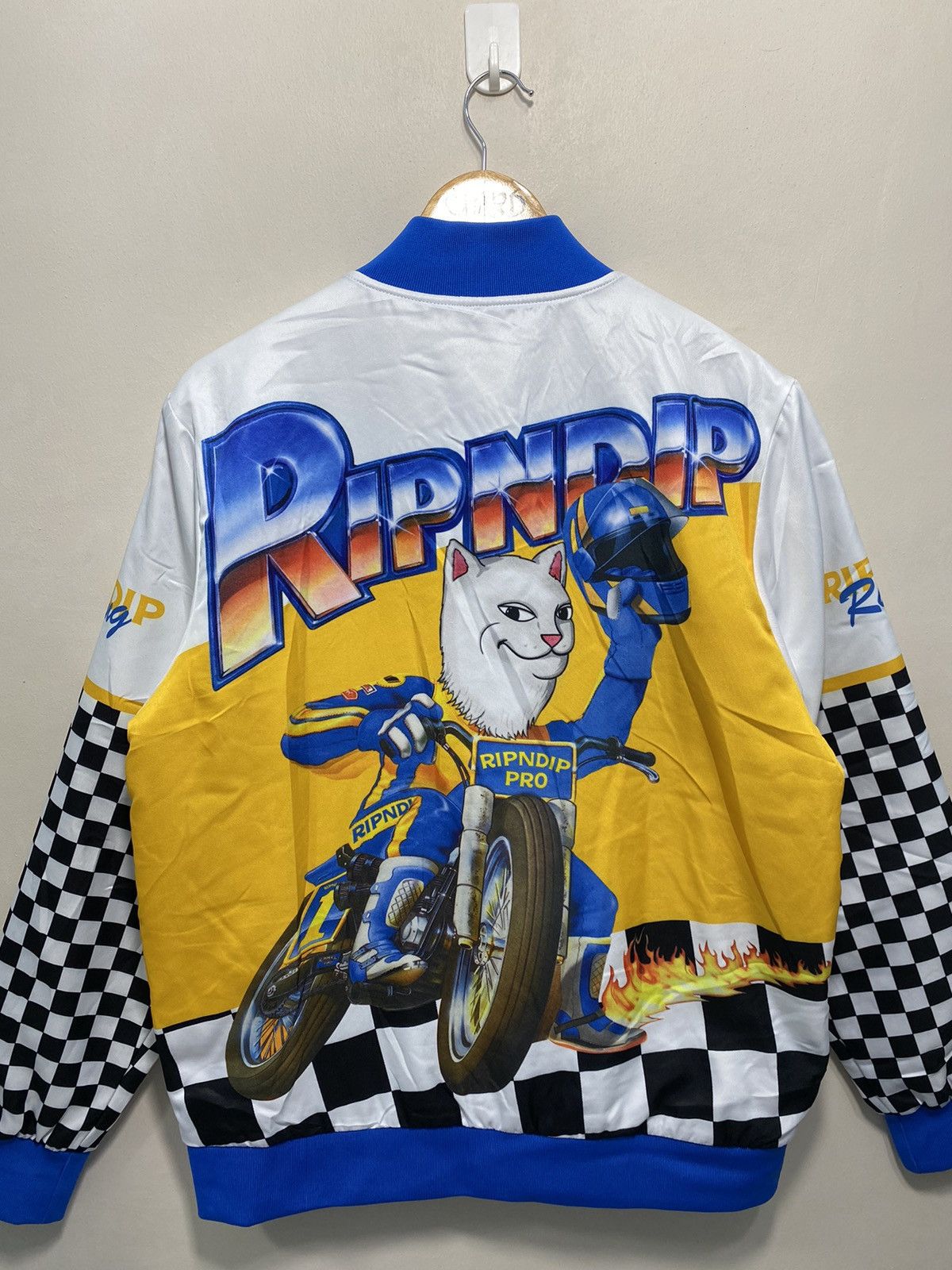 RIPNDIP RIPNDIP Speed Racing Varsity Jacket❗️ Size US M / EU 48-50 / 2 - 7 Thumbnail