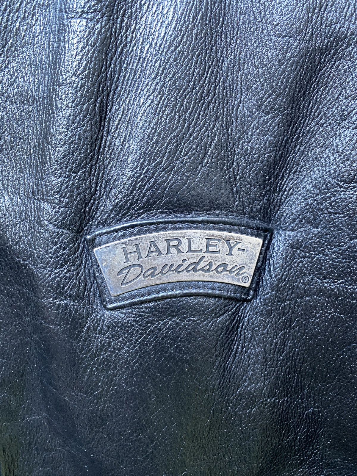 Harley Davidson Harley Davidson Motorcycle Leather Bomber Jacket Rare Find! Size US L / EU 52-54 / 3 - 8 Thumbnail