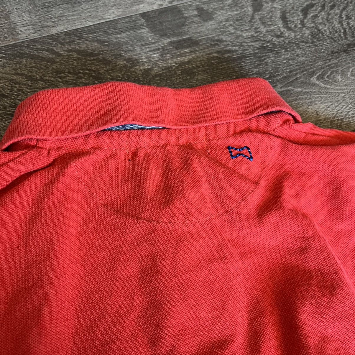 Playboy × Vintage Vintage 1990s Playboy Bunny Rabbit Head Logo Polo Shirt Red Size US L / EU 52-54 / 3 - 8 Thumbnail