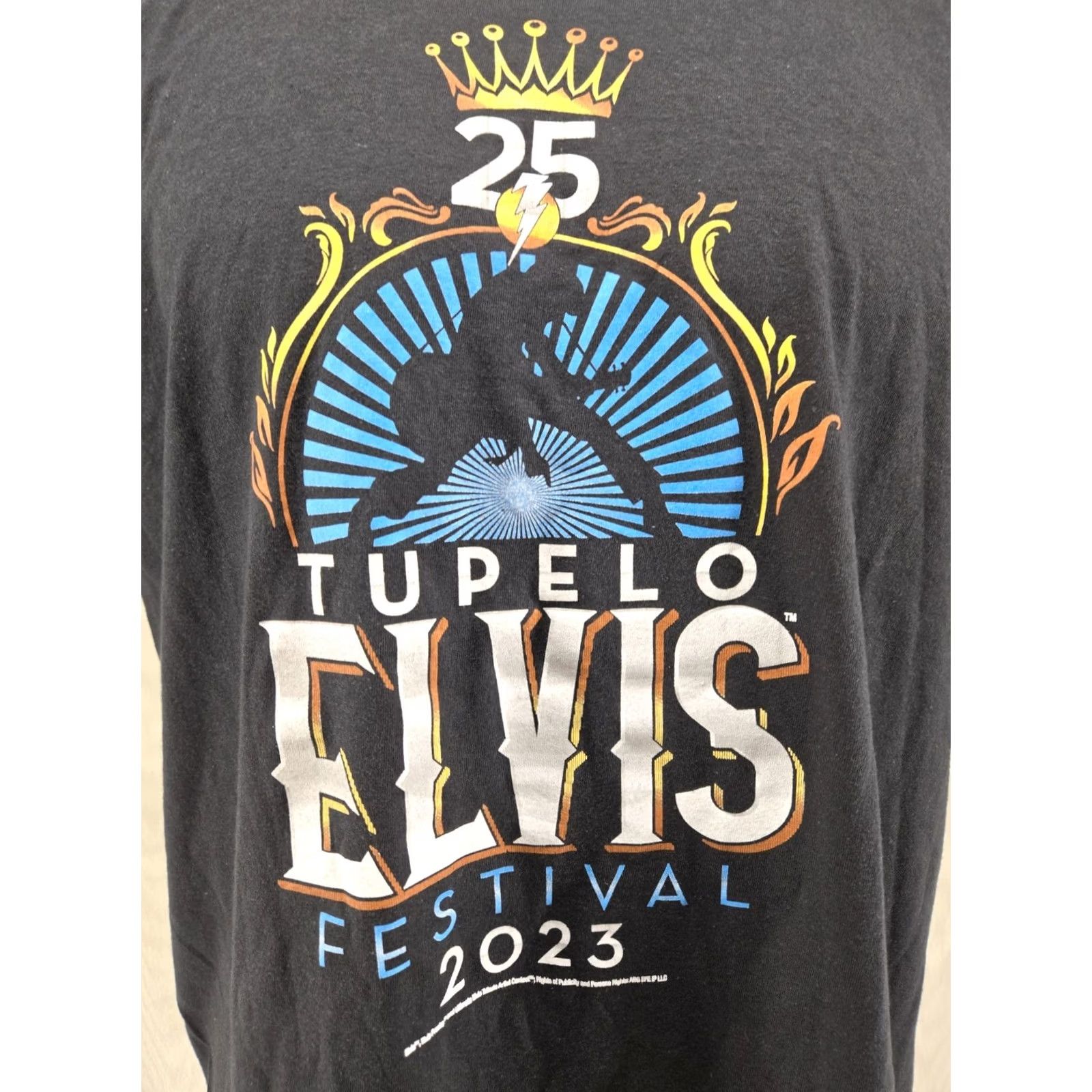 Vintage VINTAGE Tupelo Mississippi Elvis Presley Festival 2023 T-Shirt Large Size US L / EU 52-54 / 3 - 3 Thumbnail